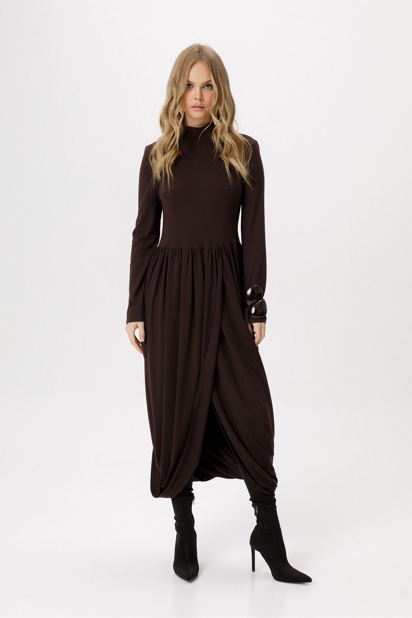 Платья PiRS 6380 коричневый