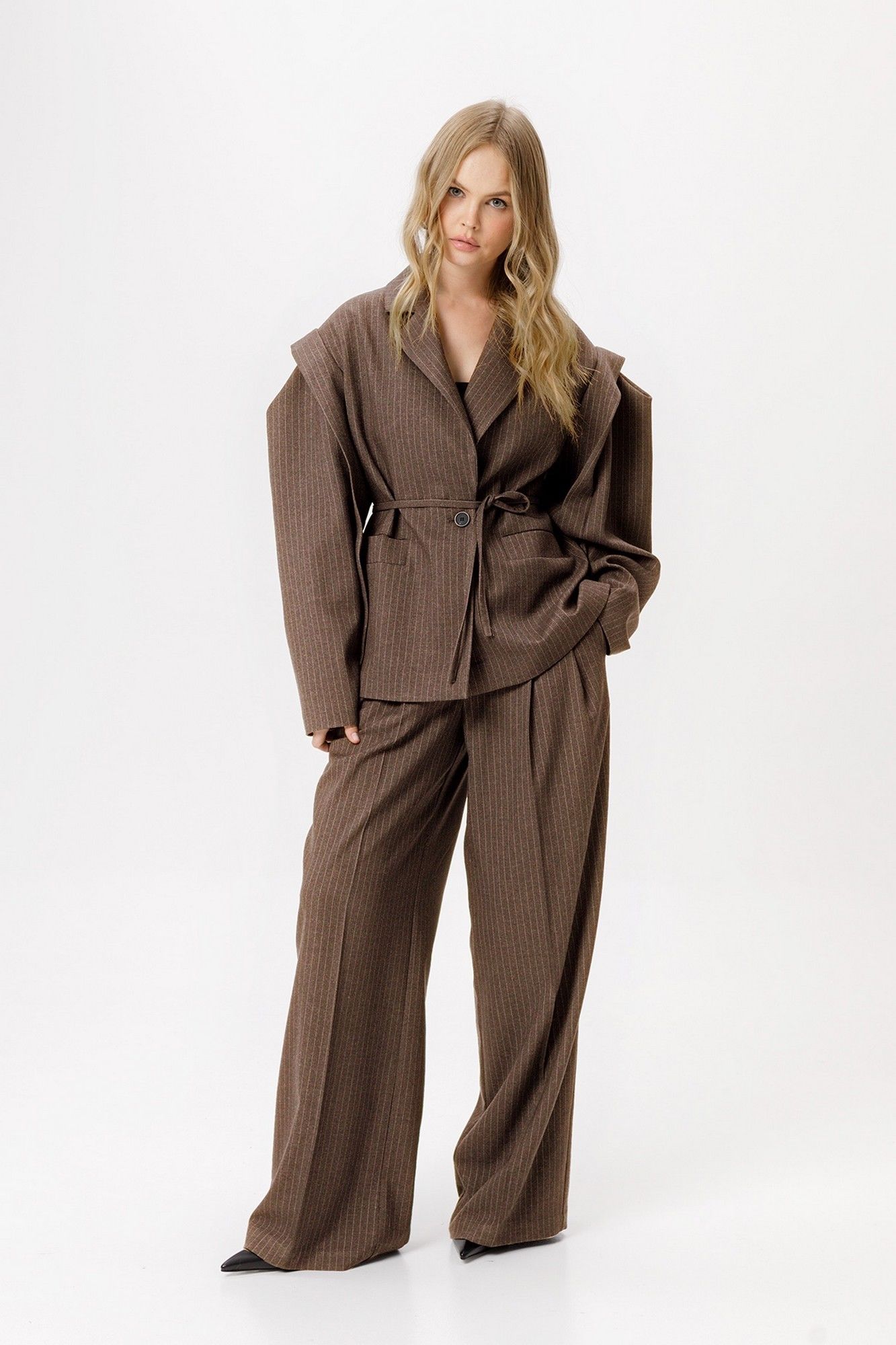 Брючные костюмы PiRS 6391 коричневый