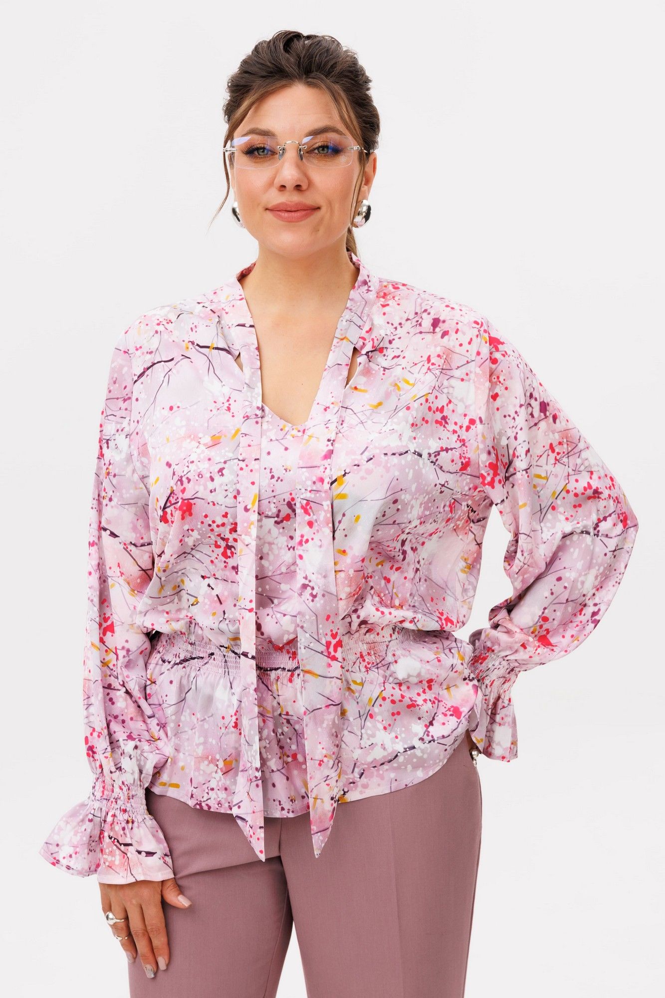 Блузы Anelli 1694 фьюжен_фуксия