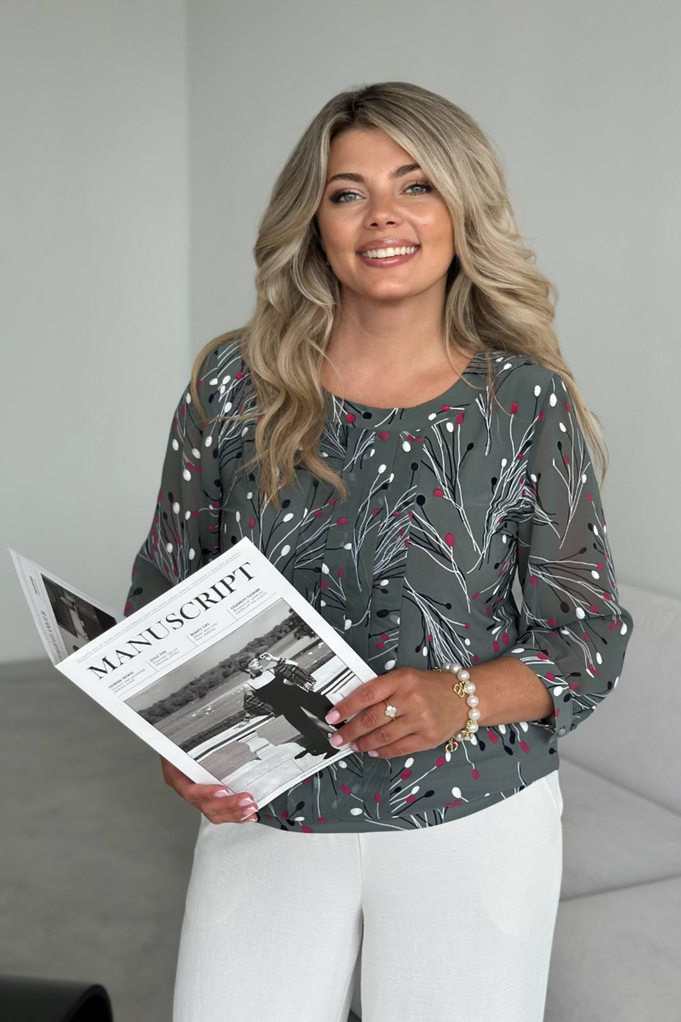 Блузы LindaLux 217 оливки