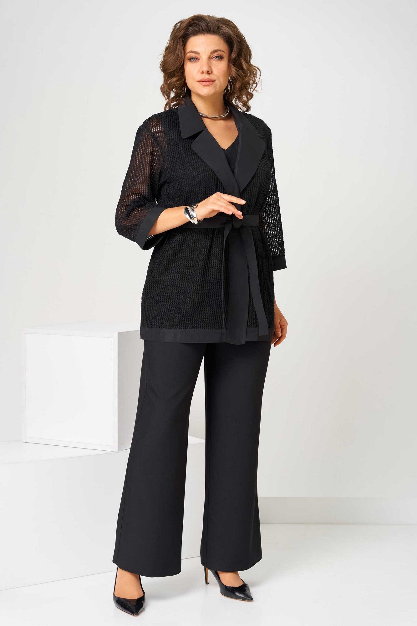 Брючные костюмы Асолия 1514 черный