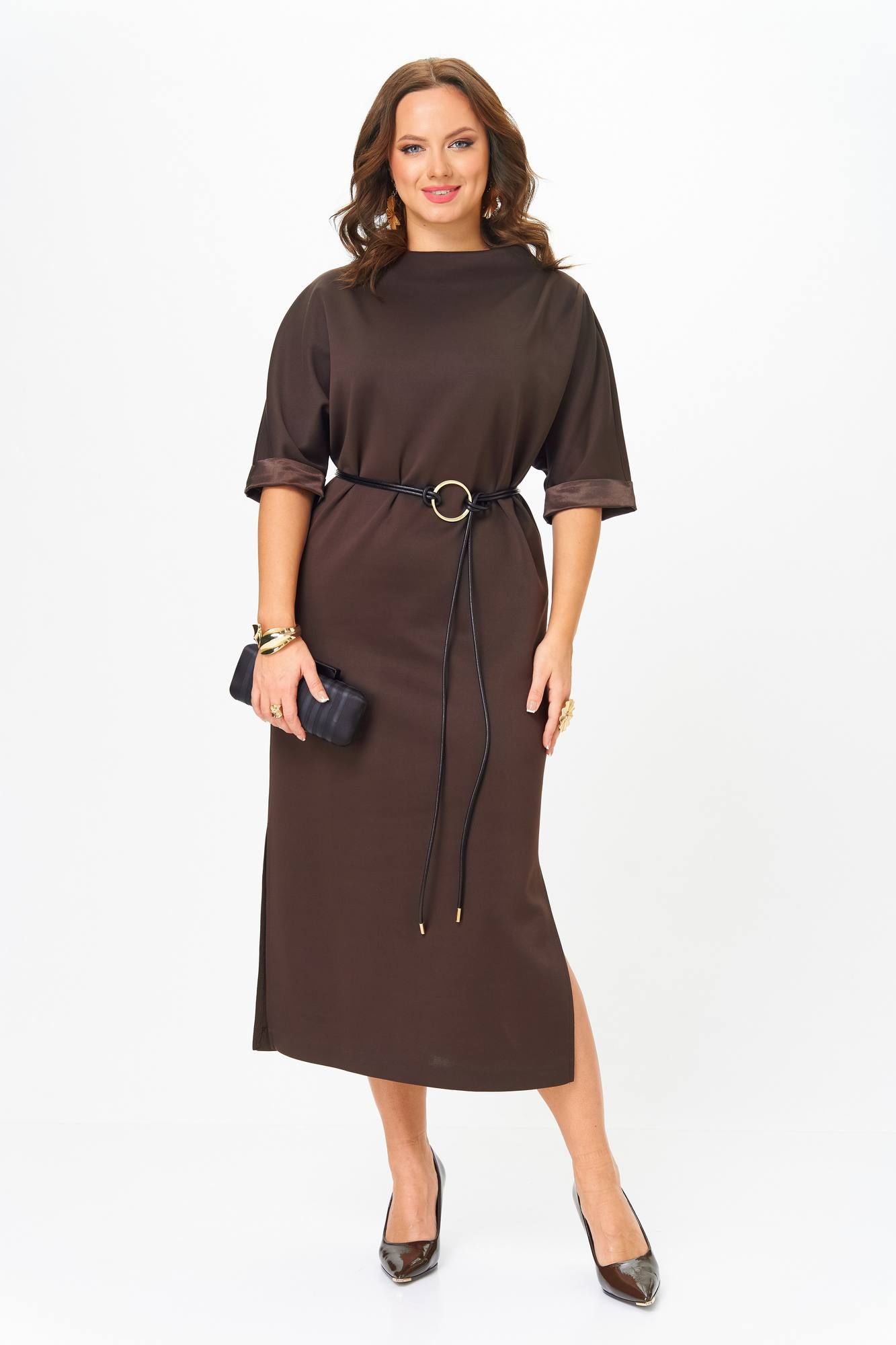 Комплекты юбочные Karina deLux M-1411 шоколад