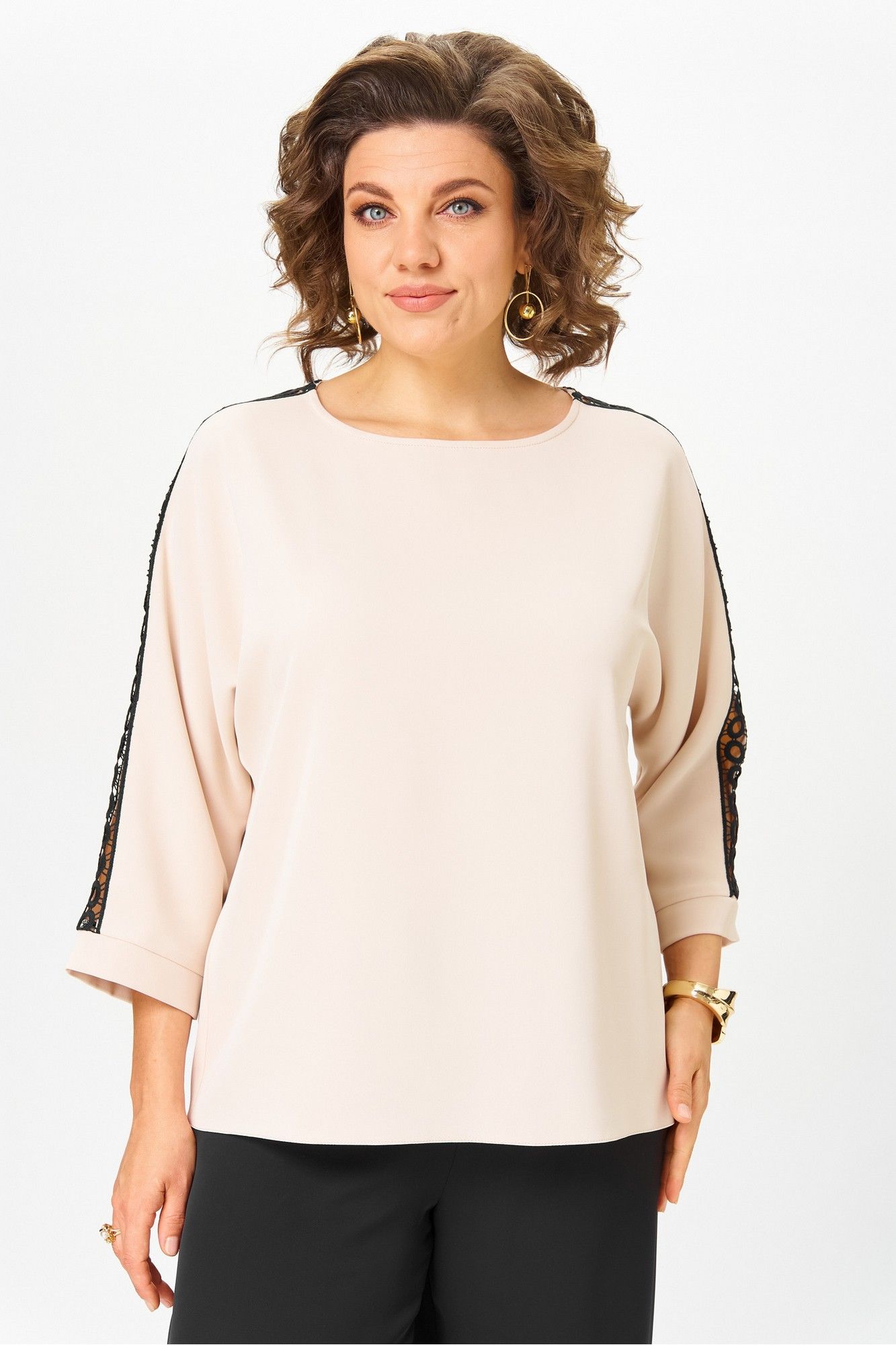 Блузы Rumoda 2274_дл_бежевый