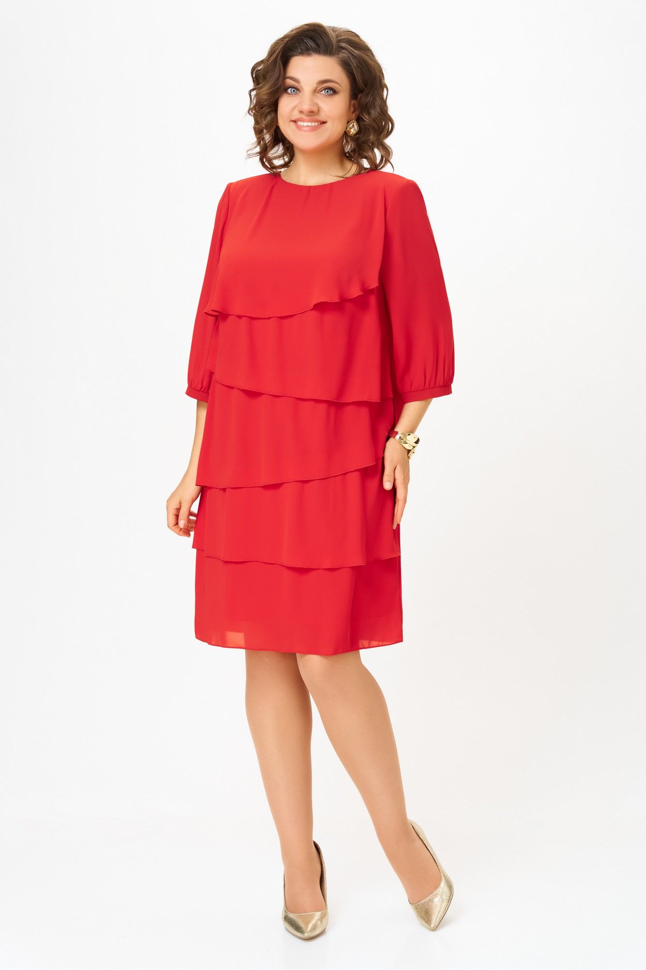 Платья DaLi 4627 красное