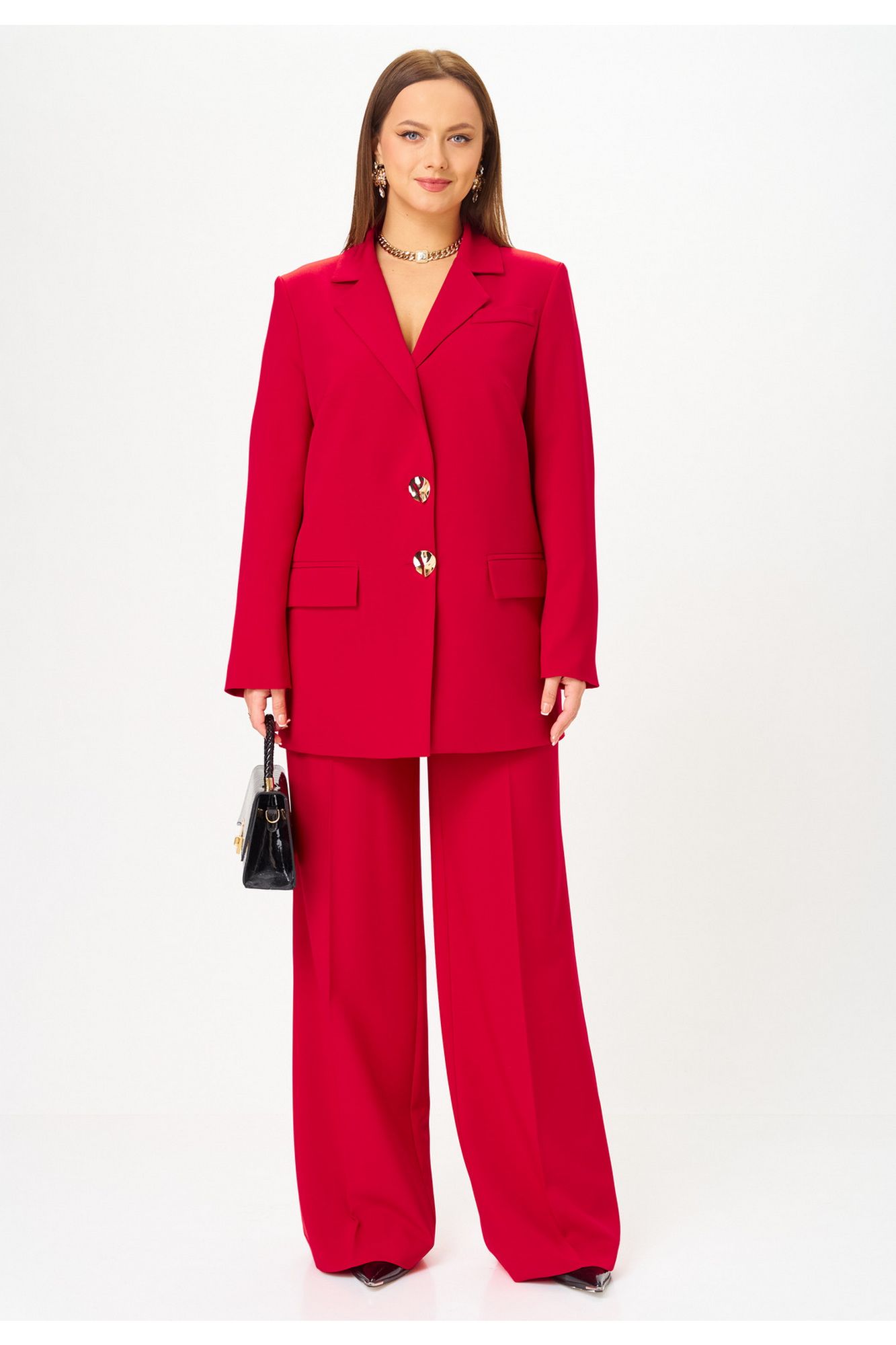 Брючные костюмы Твой имидж 2303 красный