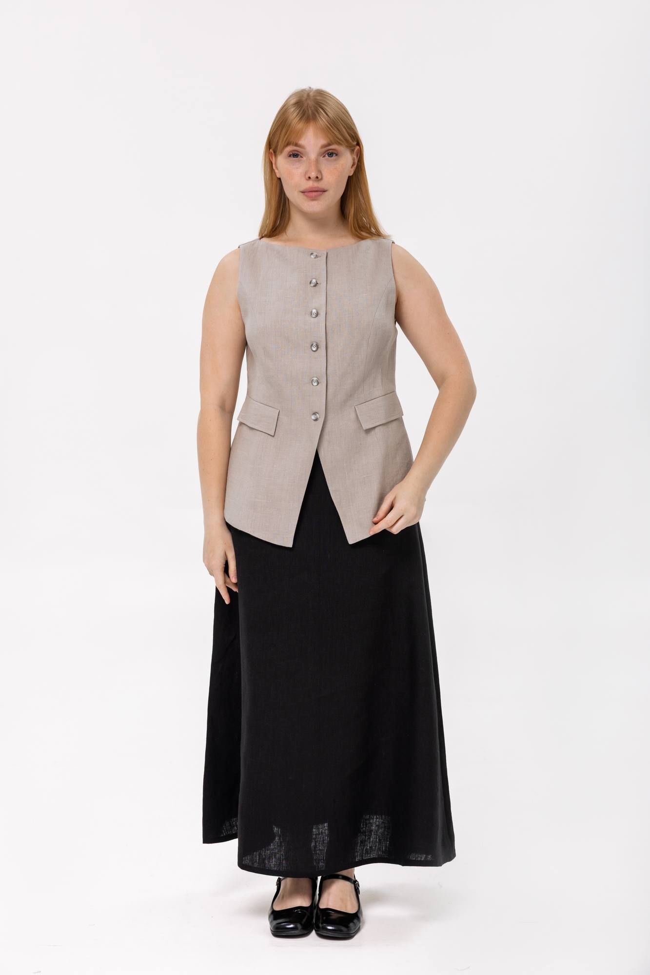 Жилеты SHLOMO 6-2 светло-серый