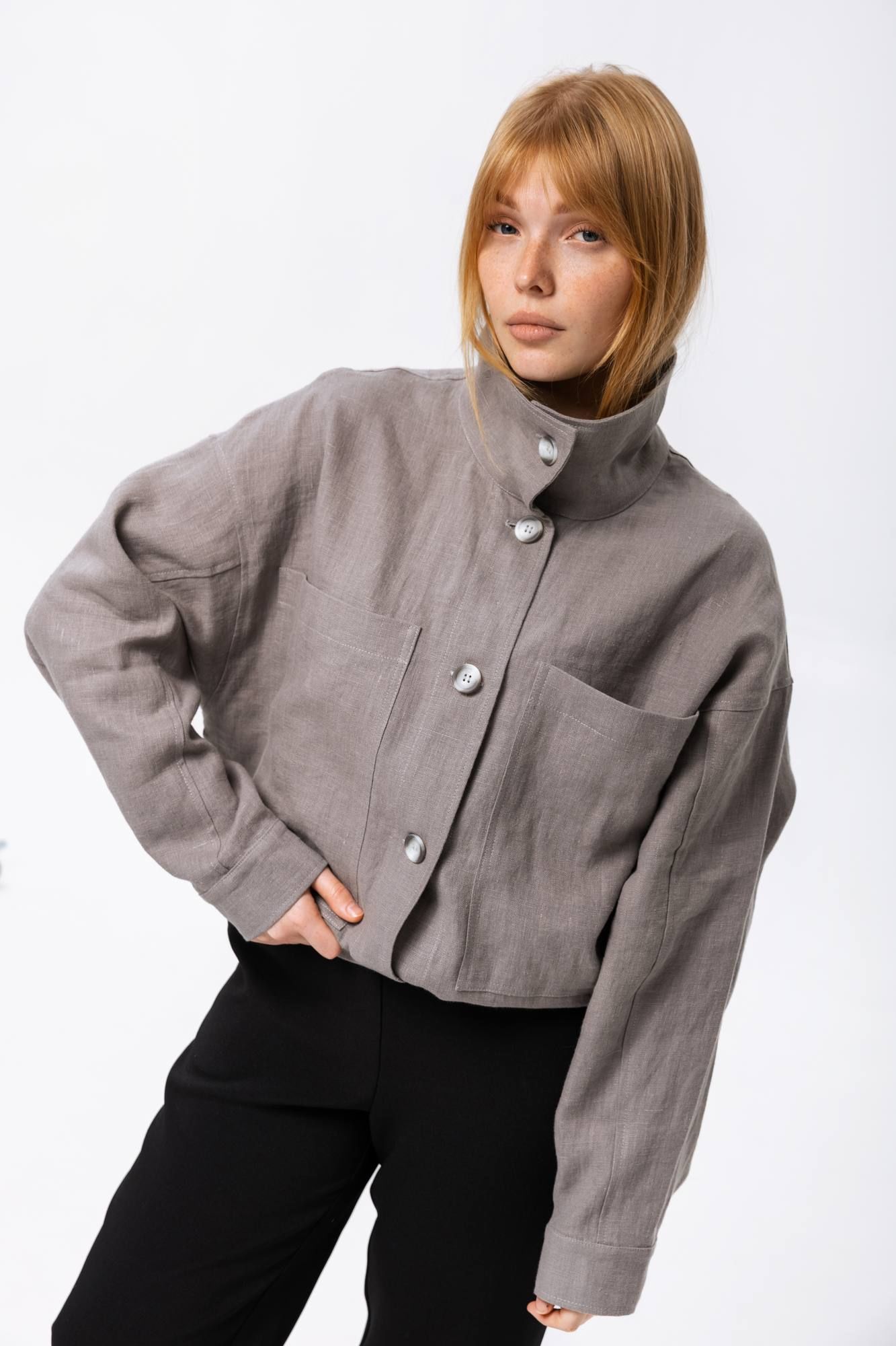 Куртки SHLOMO 9-4 серый