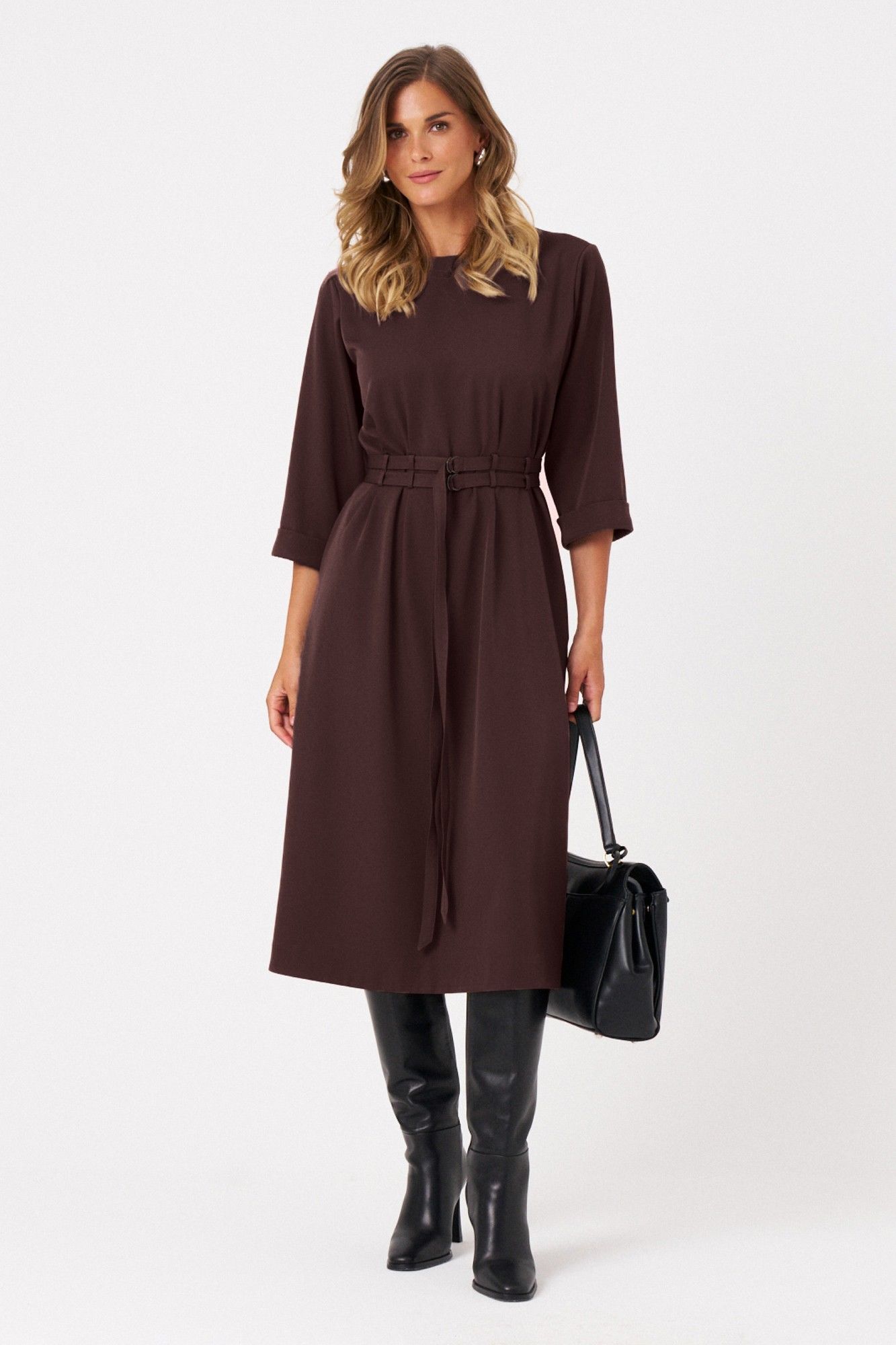 Платья Панда 115280 темно-бордовый