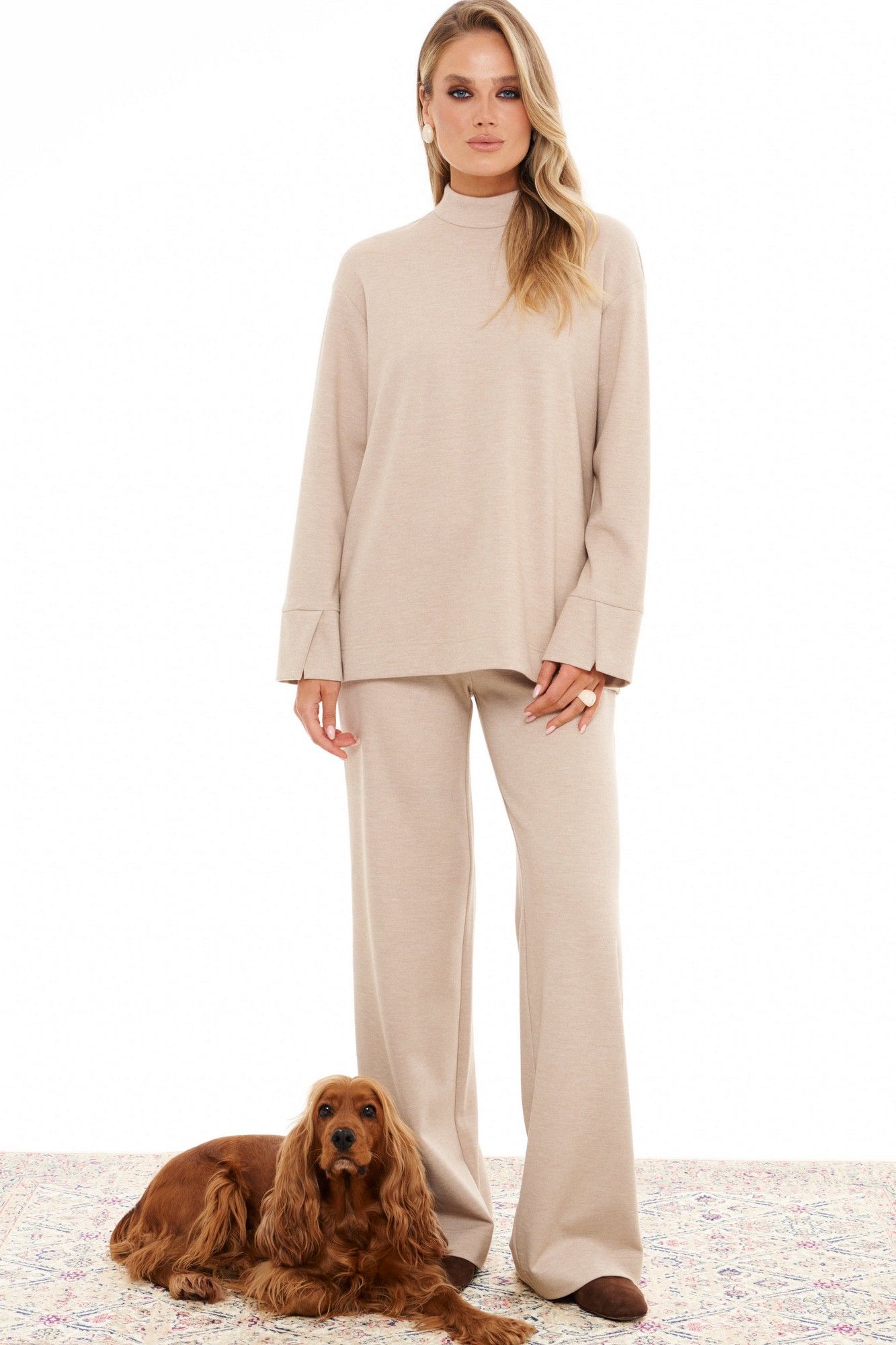 Комплекты брючные Prestige 5538 сливочный