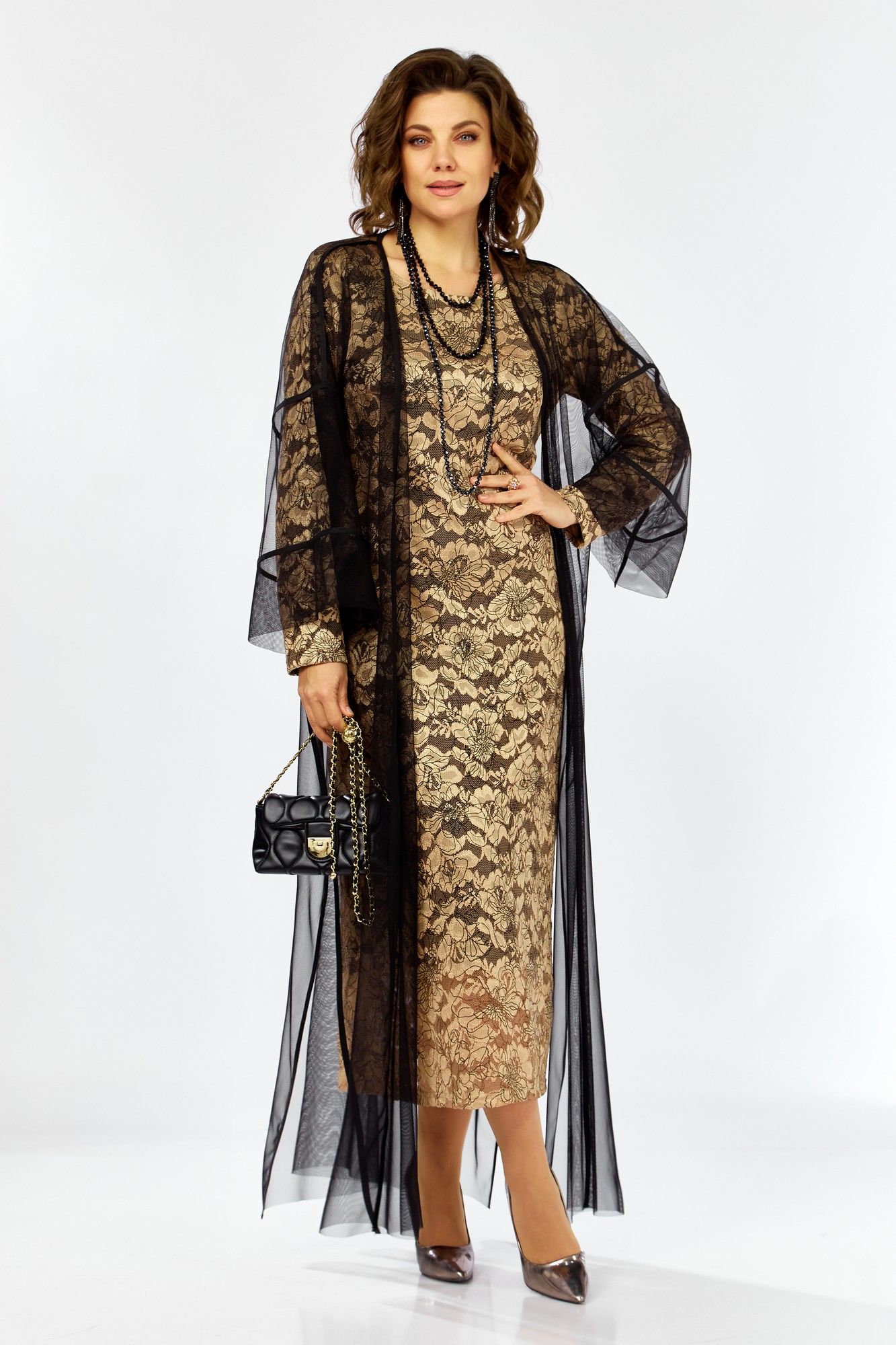 Комплекты с платьем Lady Secret 25304 золотой+черный