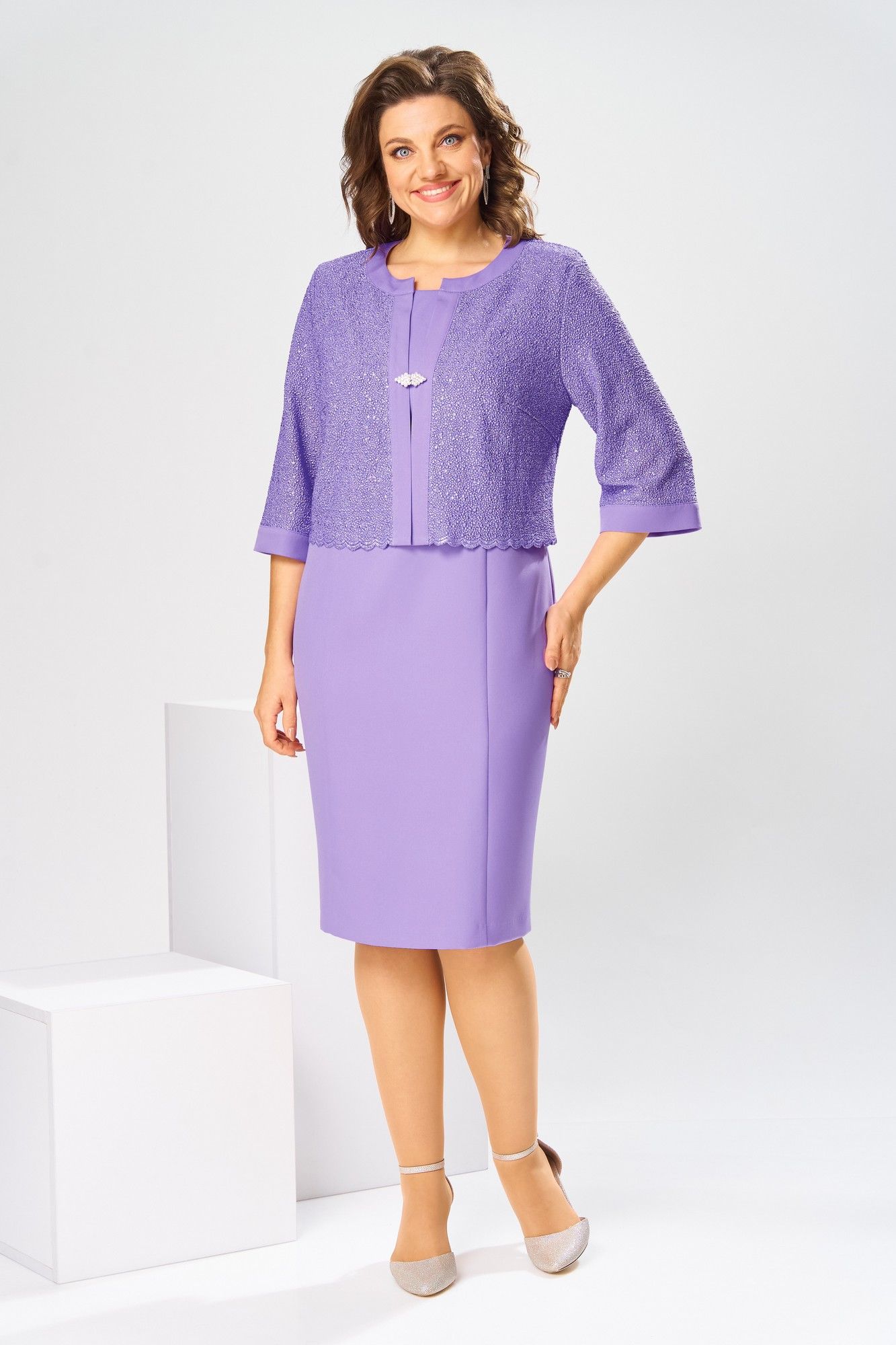 Комплекты с платьем Romanovich Style 3-2763 лаванда