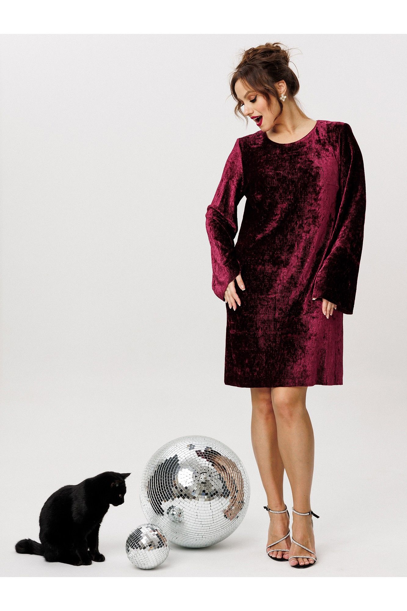 Платья Liona Style 967 винный