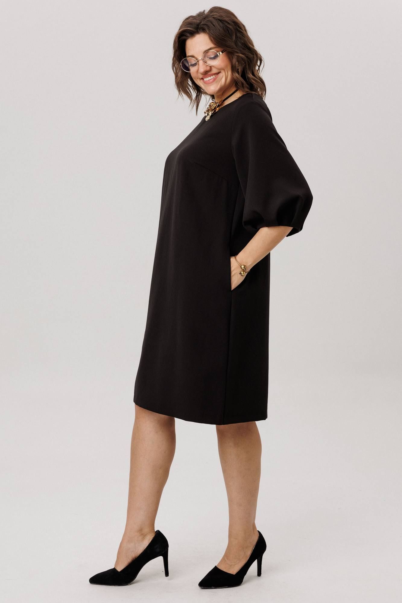 Платья Anelli 1792 лепесток_черной_мальвы