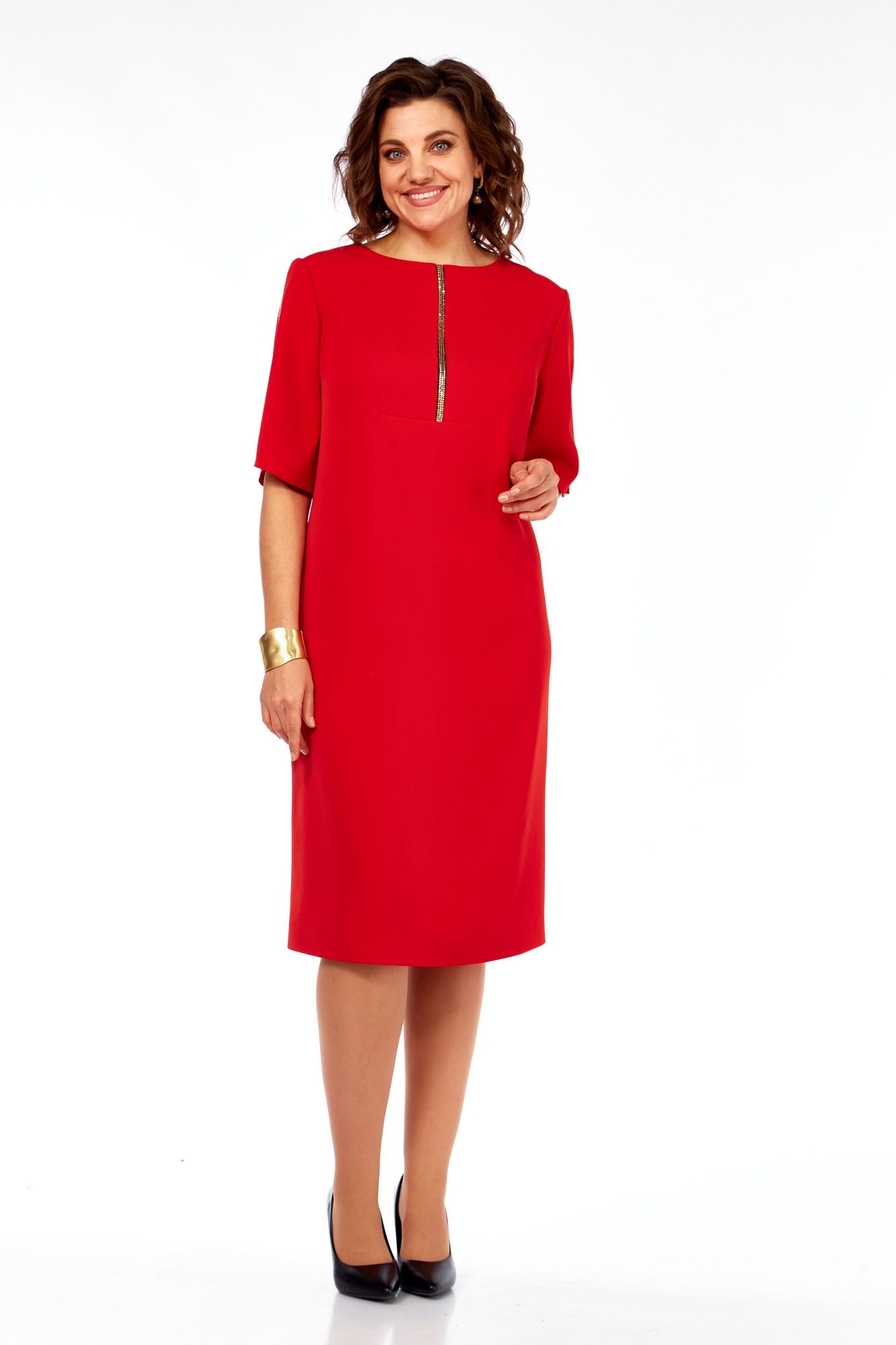 Платья Ольга Стиль С-984 красный