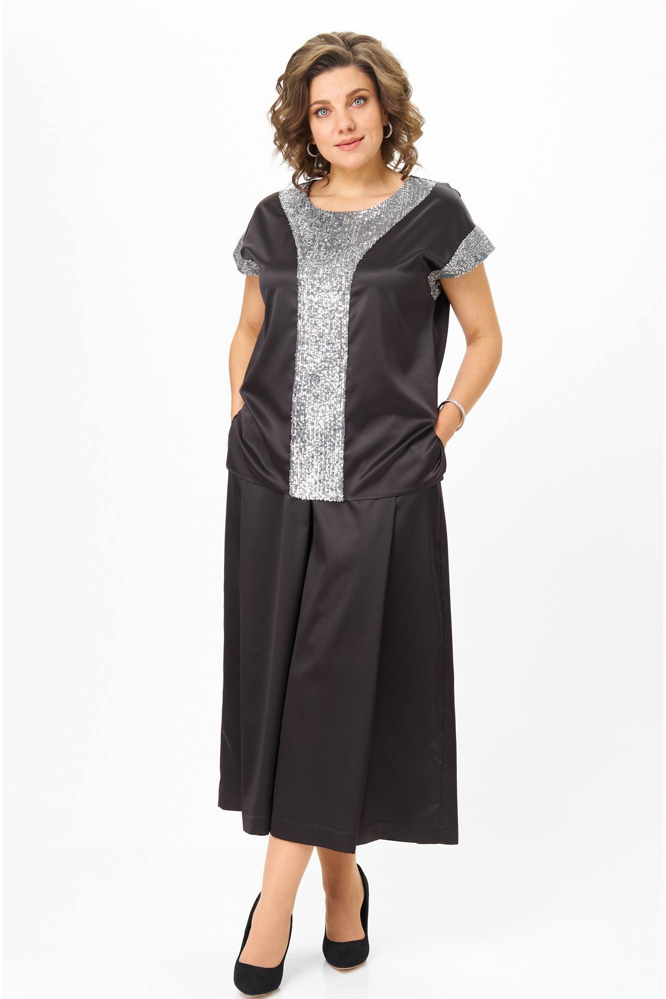 Блузы Andina city 5045-25 черный