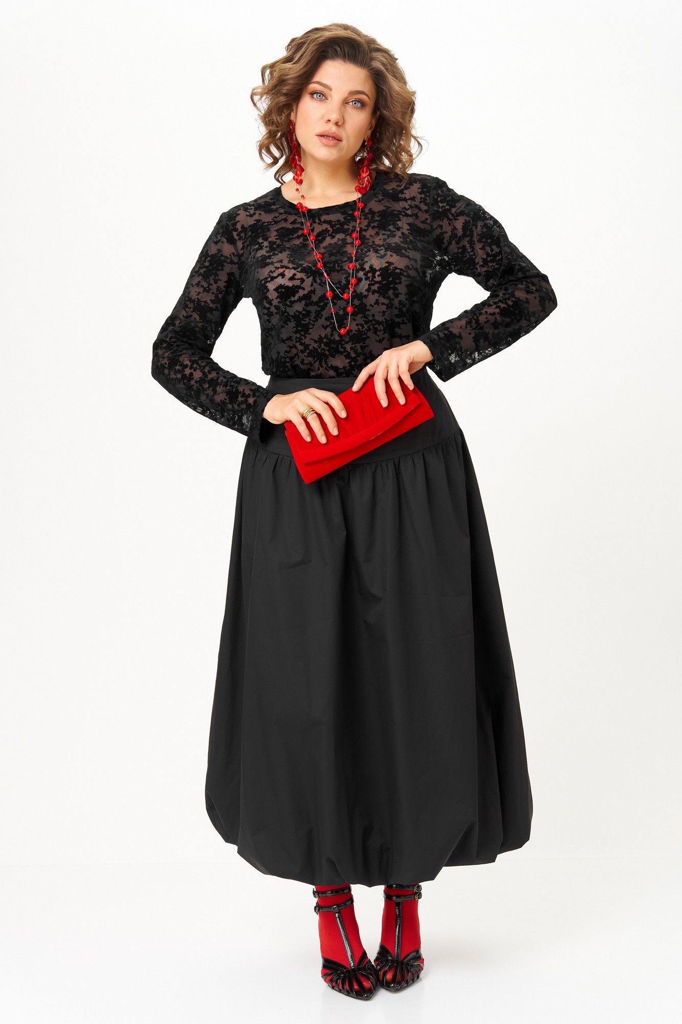 Комплекты юбочные Aira Style 24136 черный