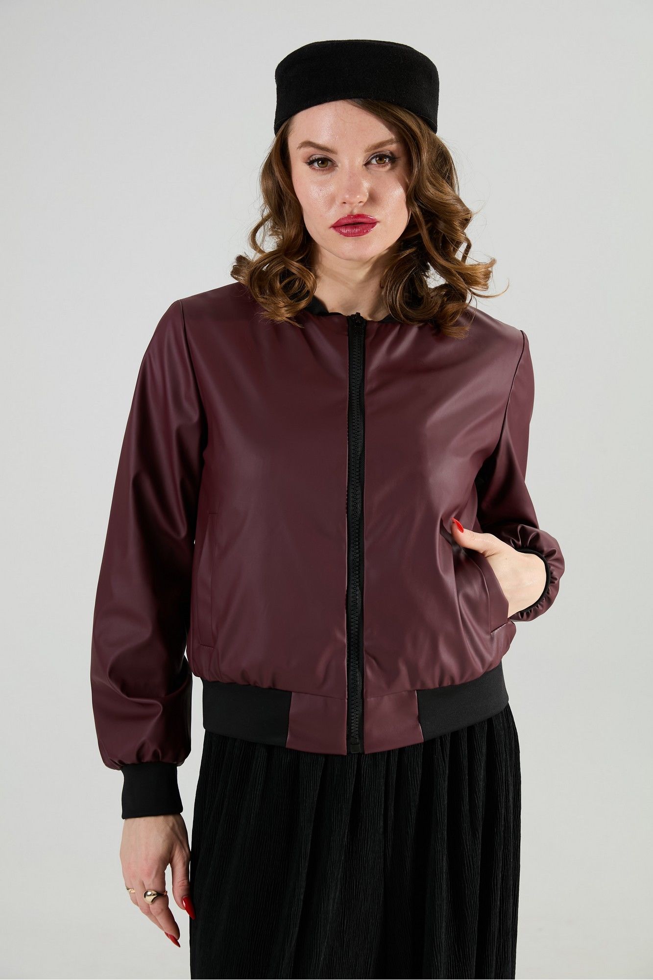 Джемперы NikVa 435-1 бордо