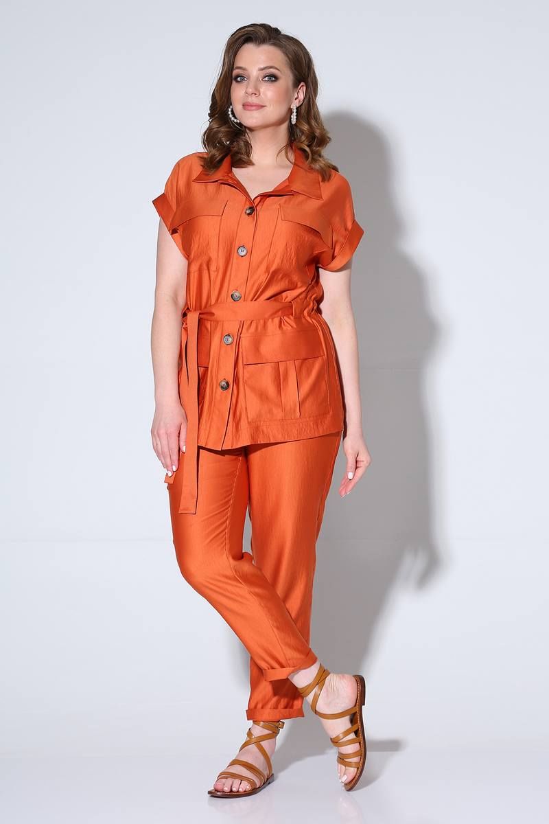 Комплекты брючные Liona Style 791 рыжий