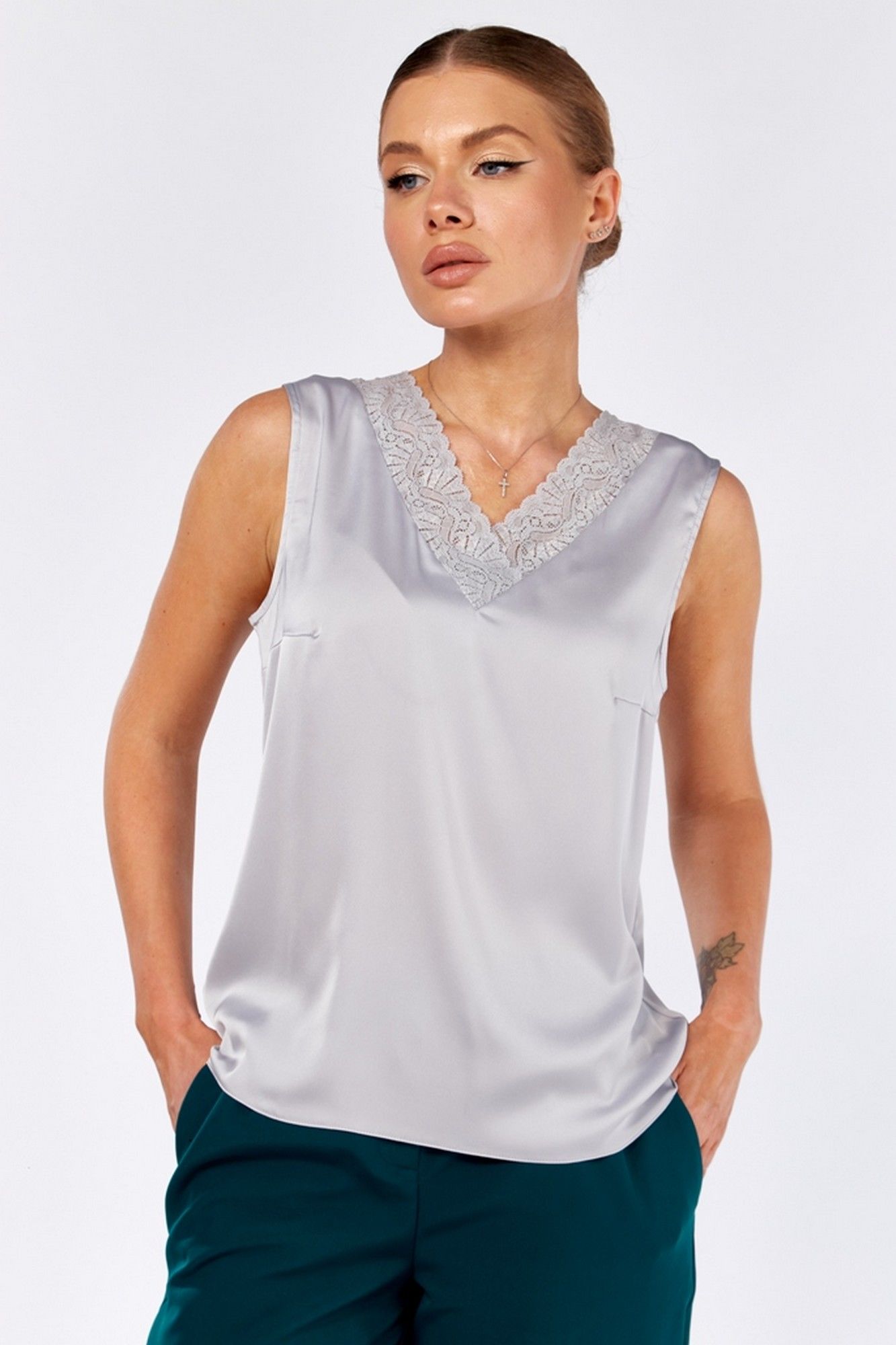 Блузы Faufilure C1732 серый