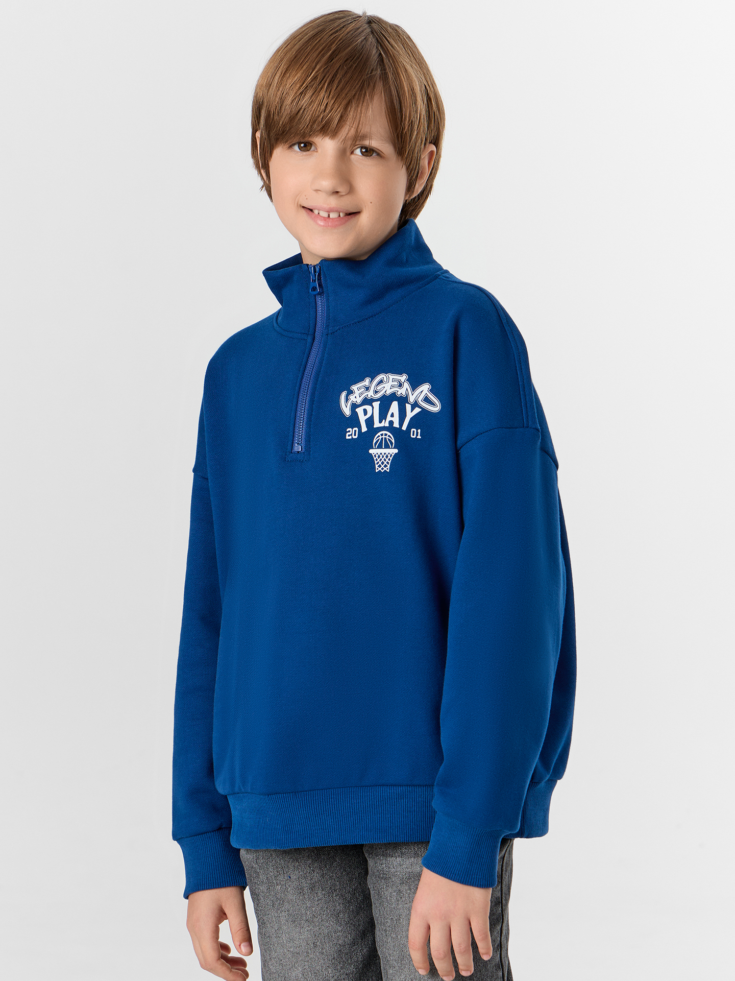 Джемперы и кардиганы Mark Formelle 123472/25-34865П-7 сапфировый_печать_1_сл_на_пол_1сл_на_пол