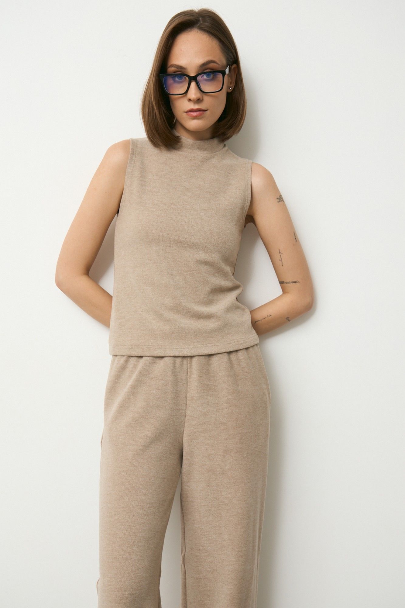 Джемперы Luitui R5090 бежевый