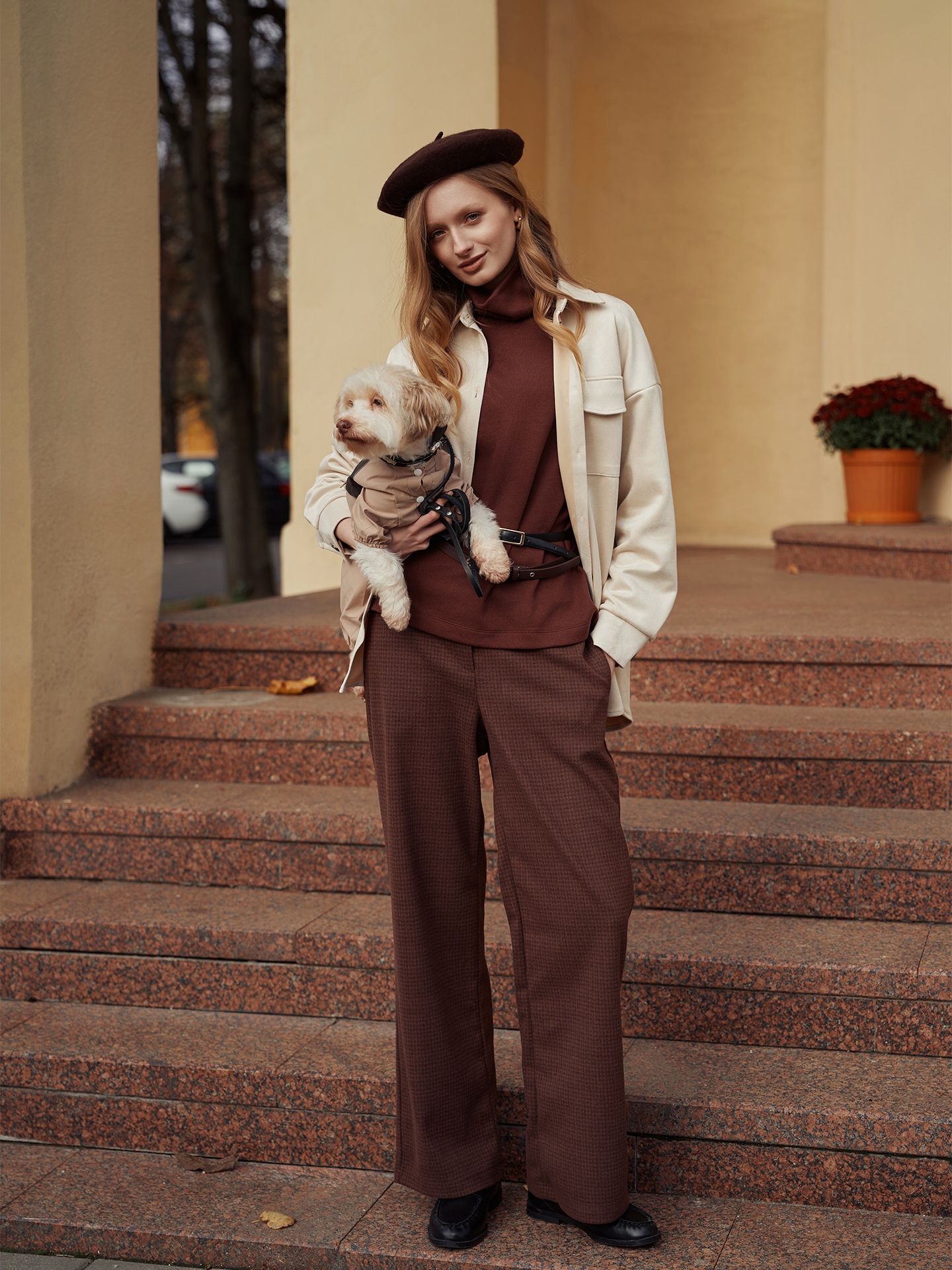 Брюки Mark Formelle 182535-1/24-30706П-4 шоколадная_клетка