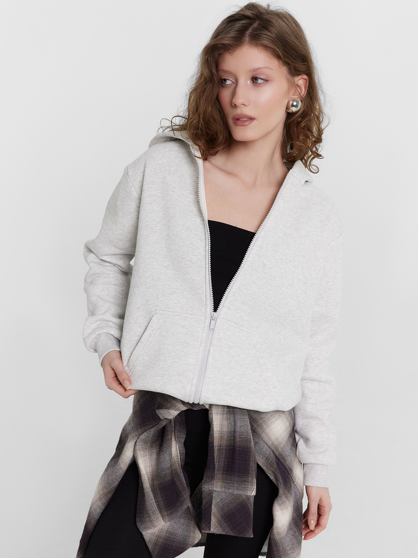 Толстовки и олимпийки Mark Formelle 362059/1/25-37093Ц-7П серый_меланж_4306_А