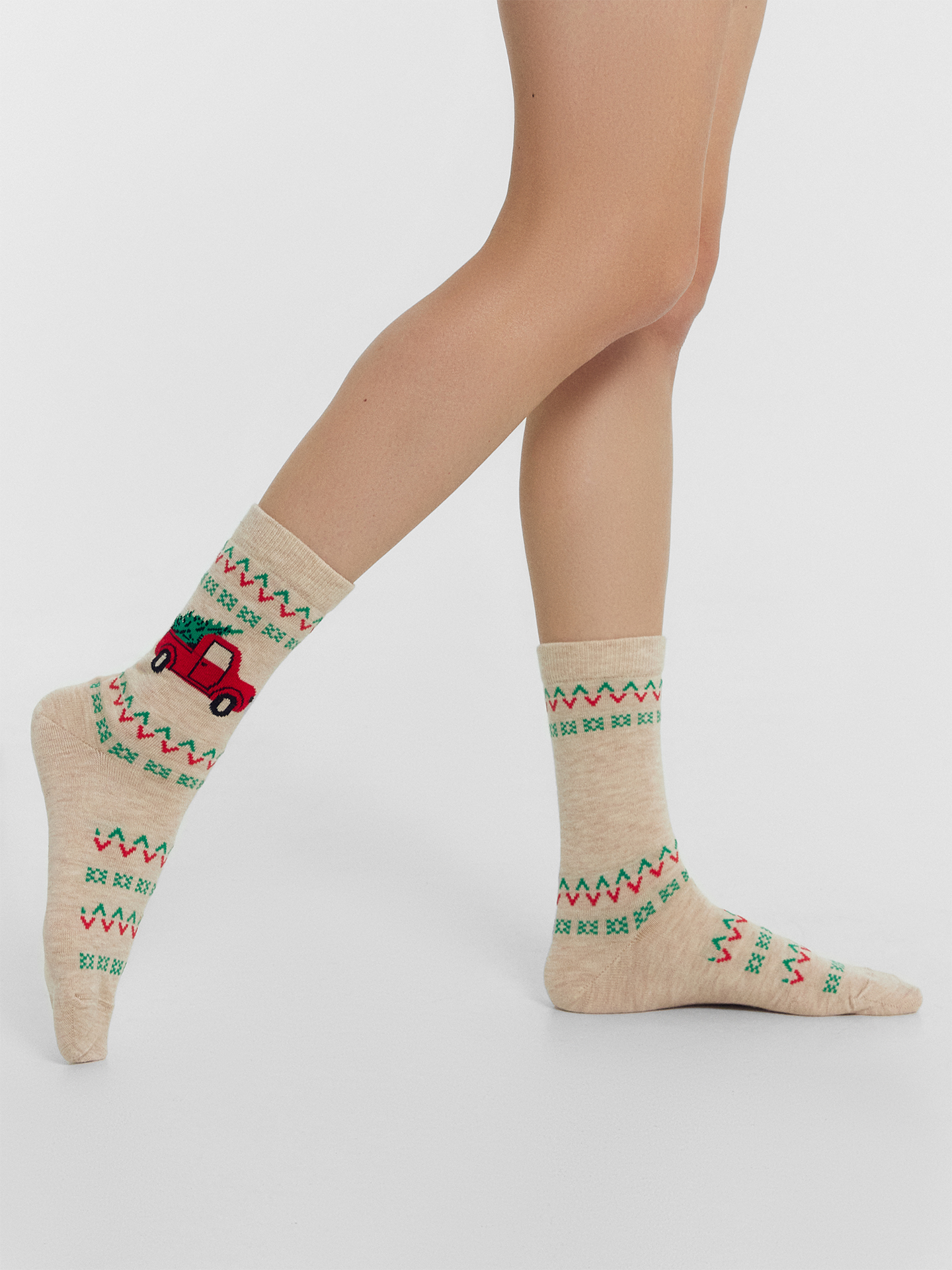 Носки и гольфы Mark Formelle 394K-2959/24394K-1 бежевый_меланж_рис.2959