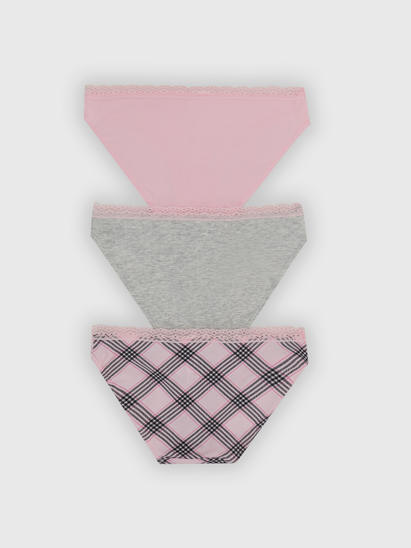 Трусы Mark Formelle 417750-3/25-15-36823П-5 клетка_черно_розовая