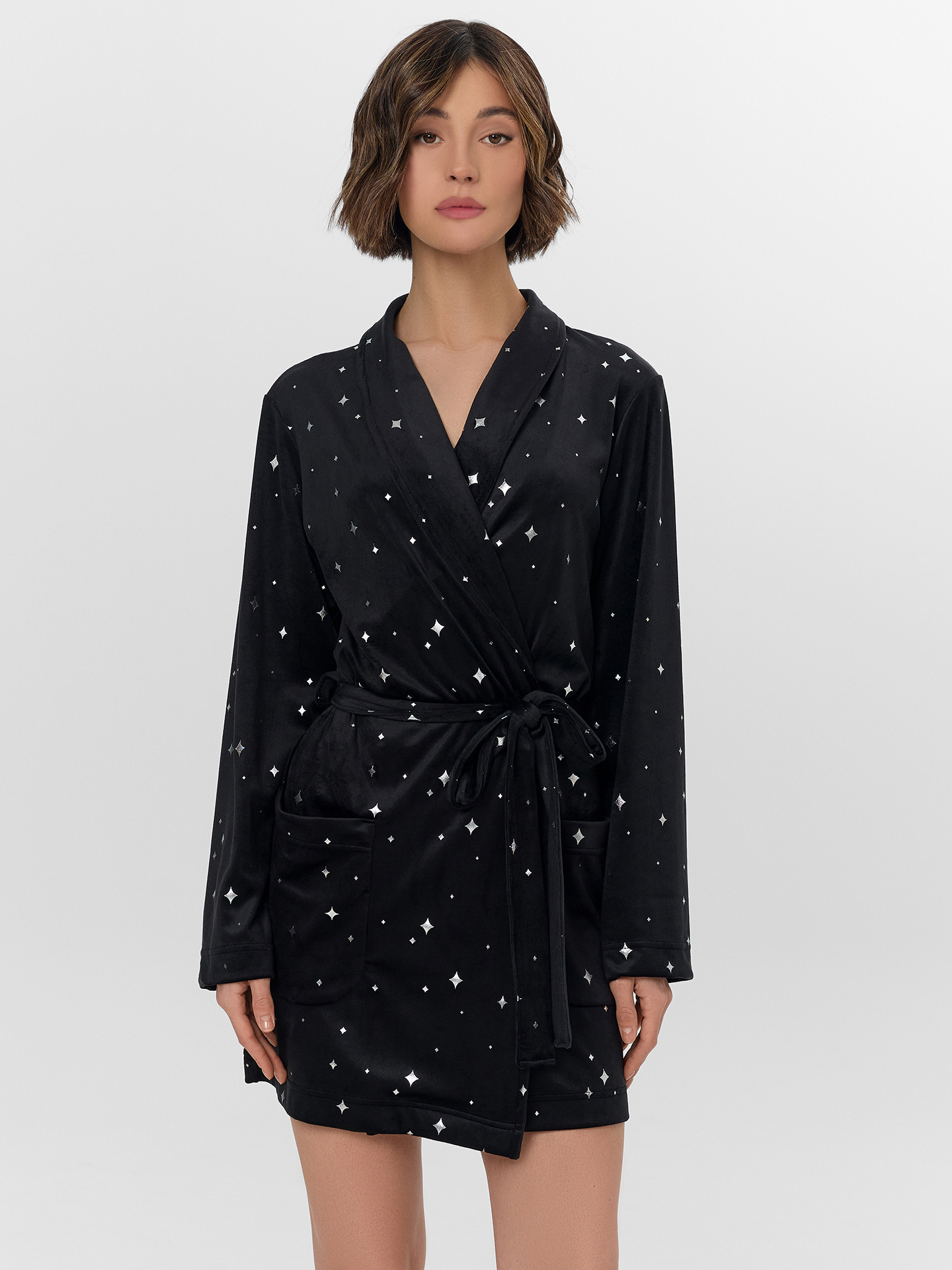 Халаты Mark Formelle 552293/25-37511ПП-3 звезды_на_черном