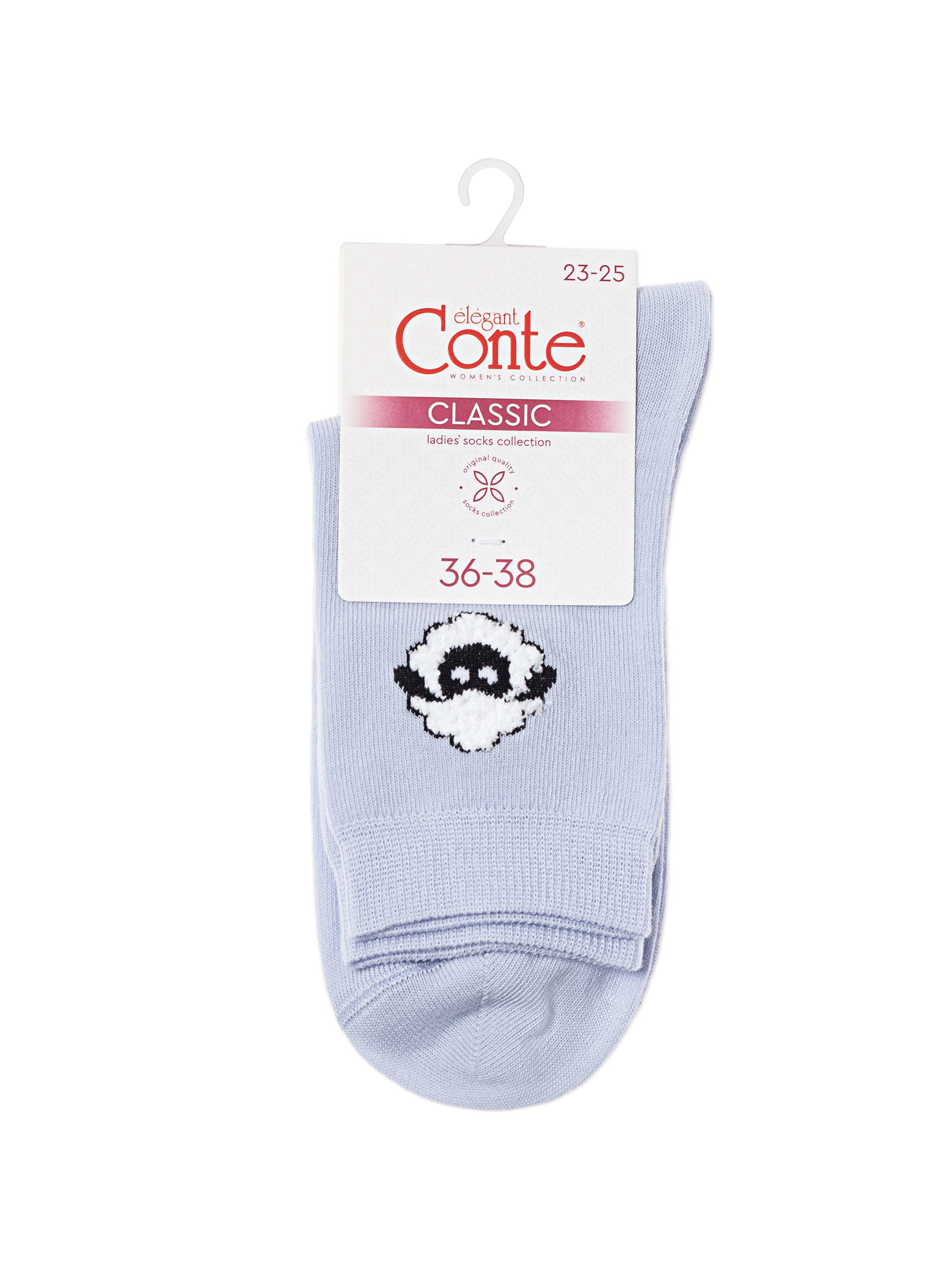 Носки и гольфы CONTE CLASSIC бледно-фиолетовый 24С-151СП