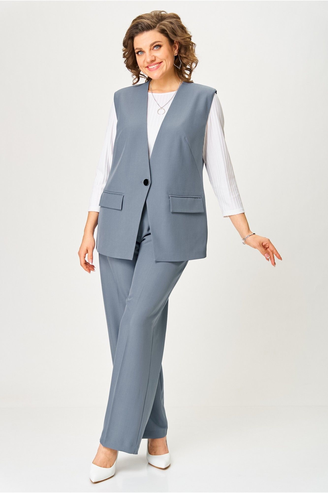 Комплекты брючные БАГРЯНИЦА 3162 лагуна