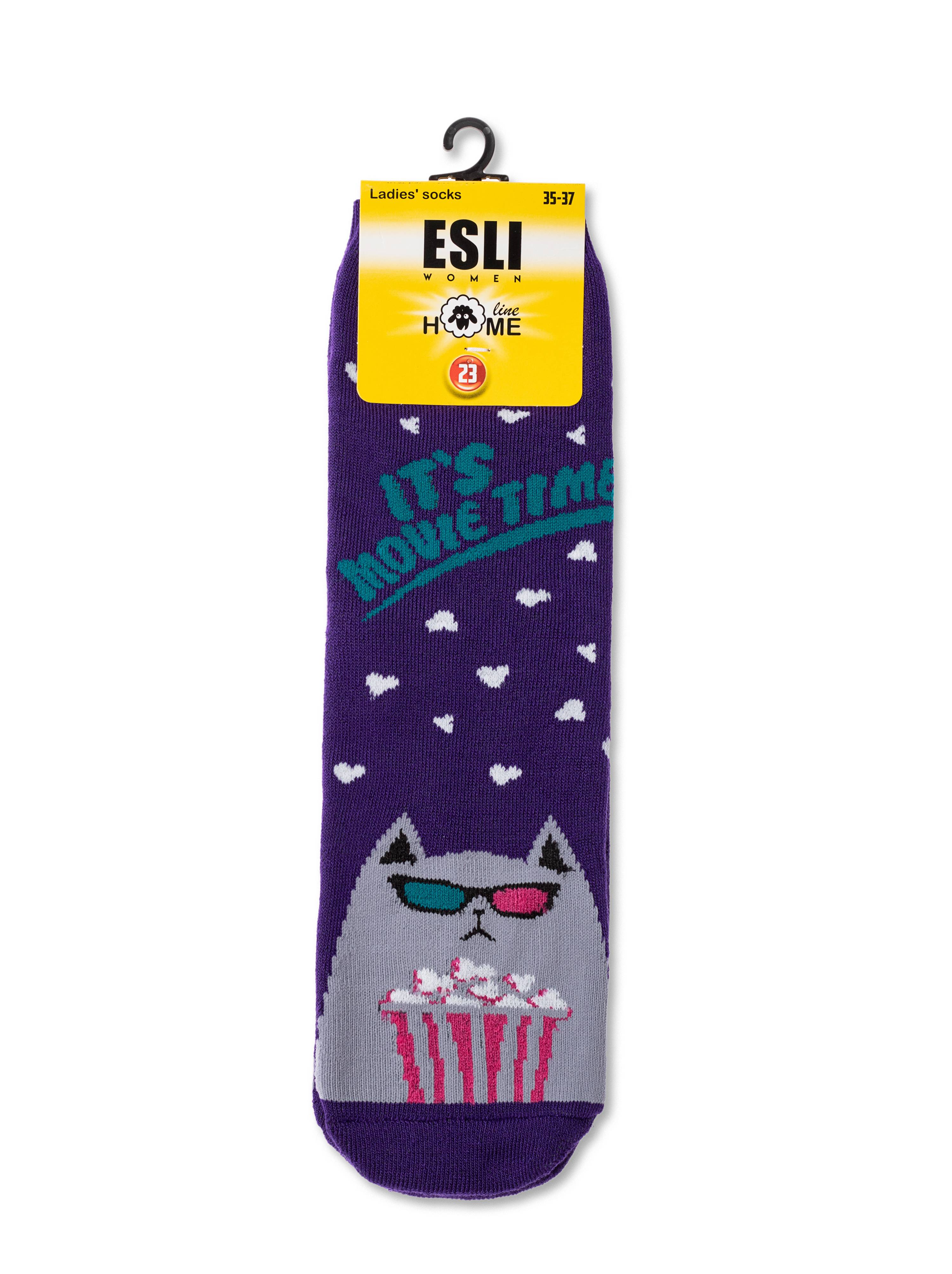 Носки и гольфы CONTE ESLI HOME LINE 52-118 фиолетовый