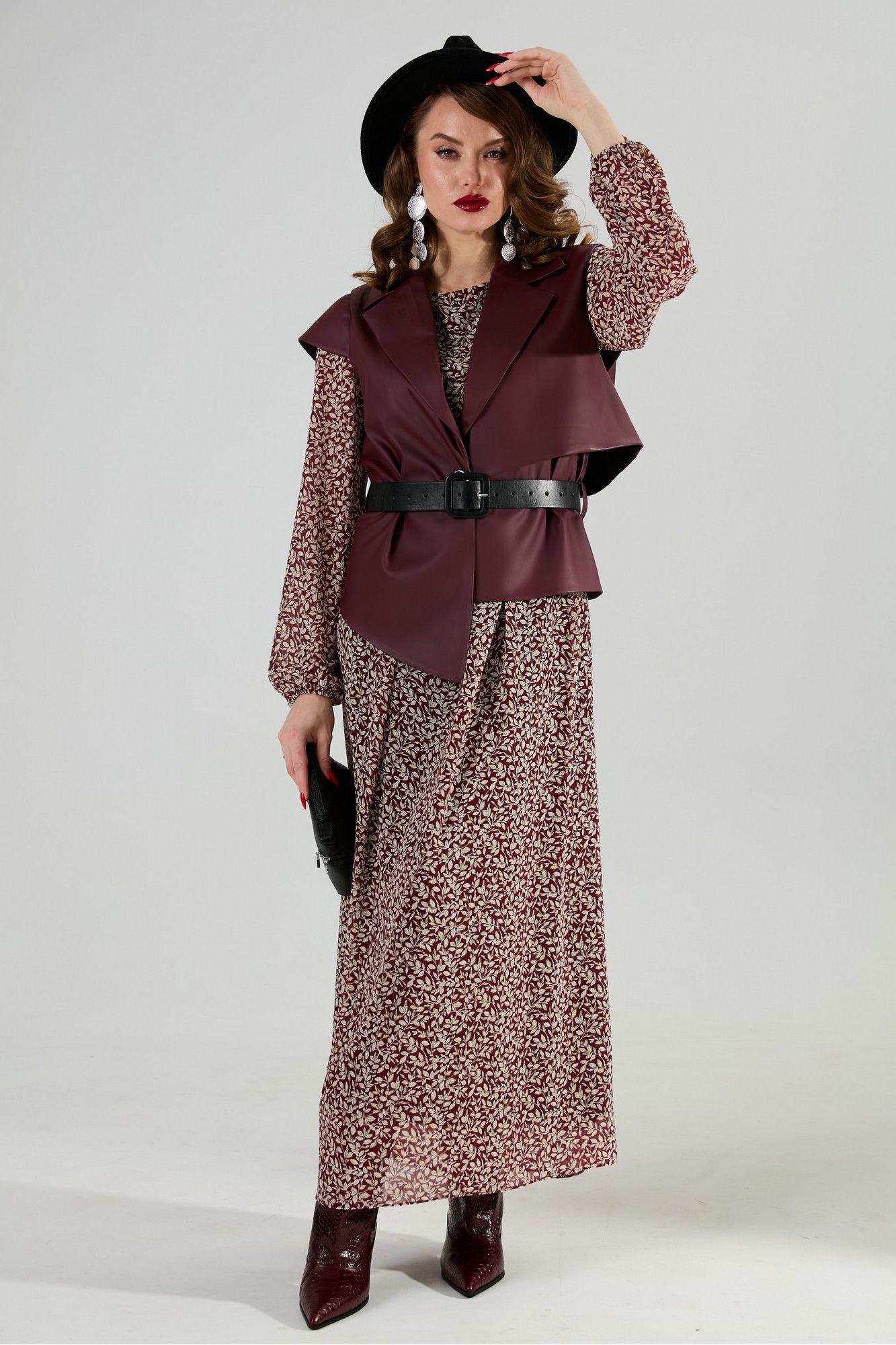 Жилеты NikVa 1019-2 бордо