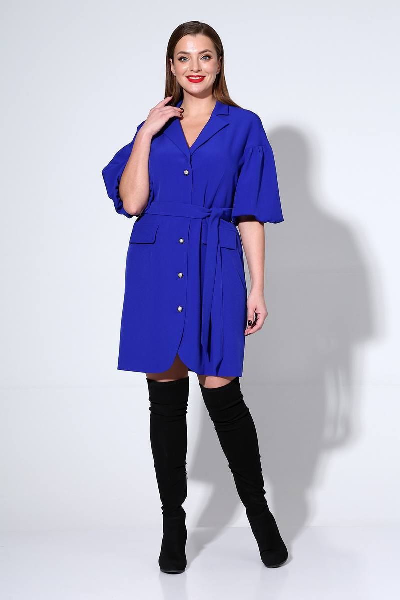 Платья Liona Style 814 василек