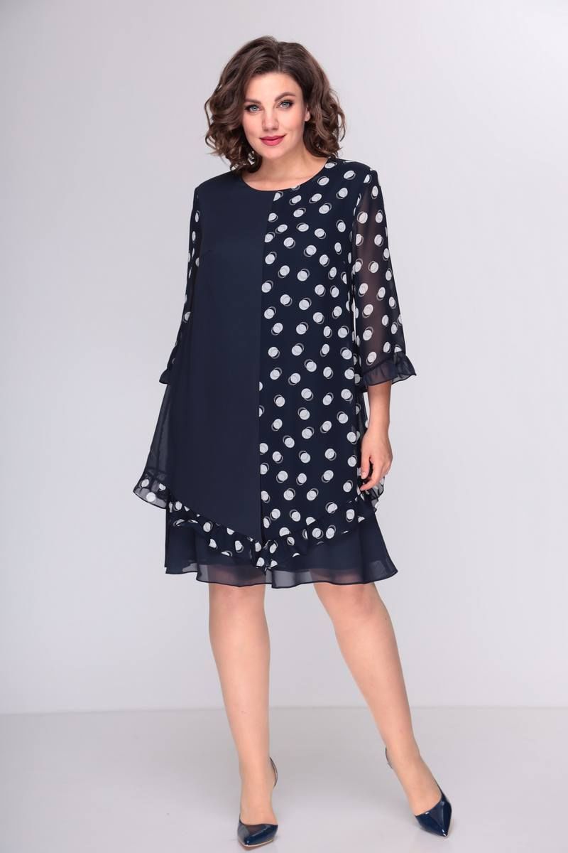 Платья Moda Versal П2358 т.синий