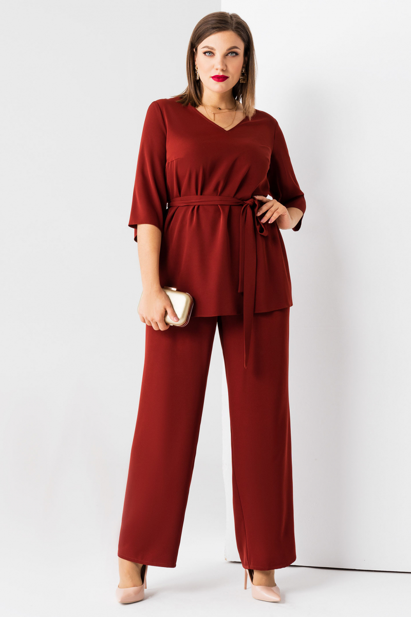 Комплекты брючные Панда 68020w терракотовый