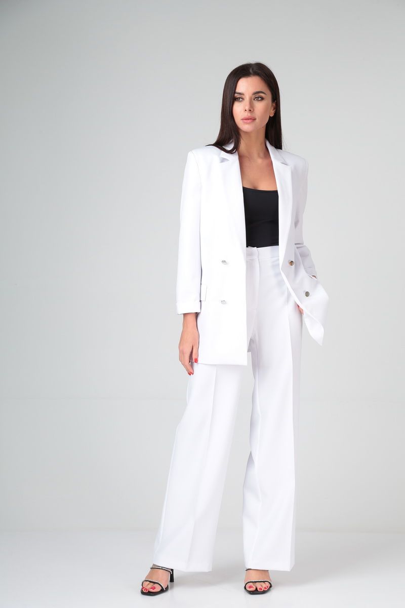 Брючные костюмы Lady Line 508 белый