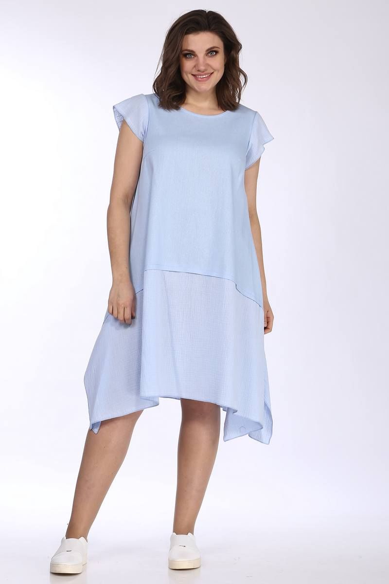 Платья Lady Style Classic 2574 голубые_тона