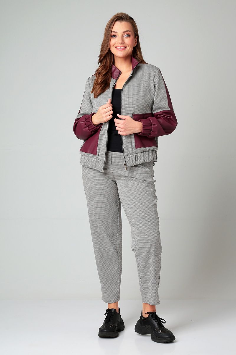 Комплекты брючные Liona Style 855 бордо
