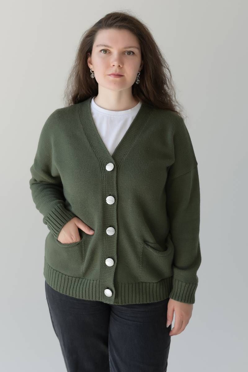 Кардиганы Romgil 793ШТЗ оливковый