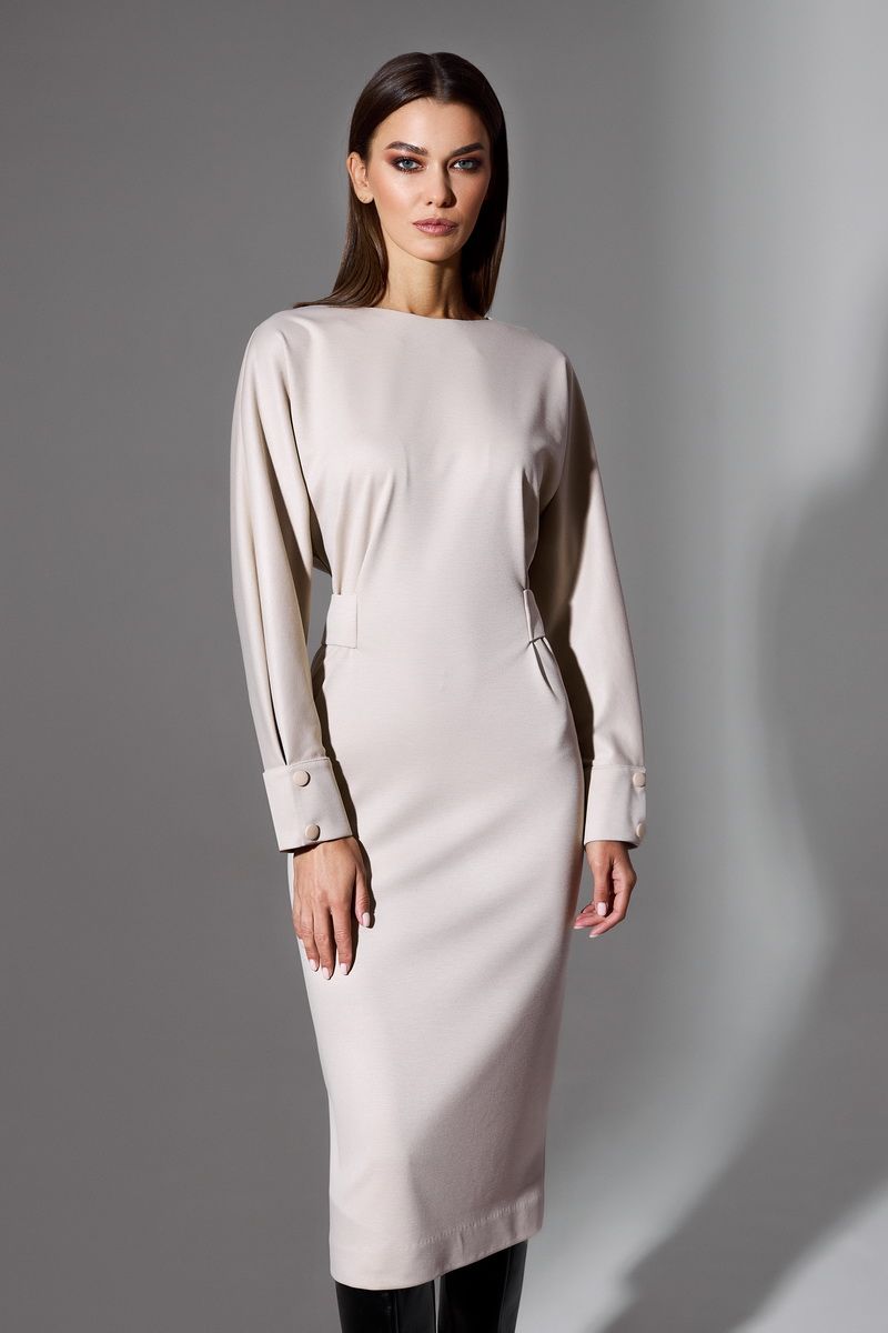 Платья DiLiaFashion 0665 бежевый