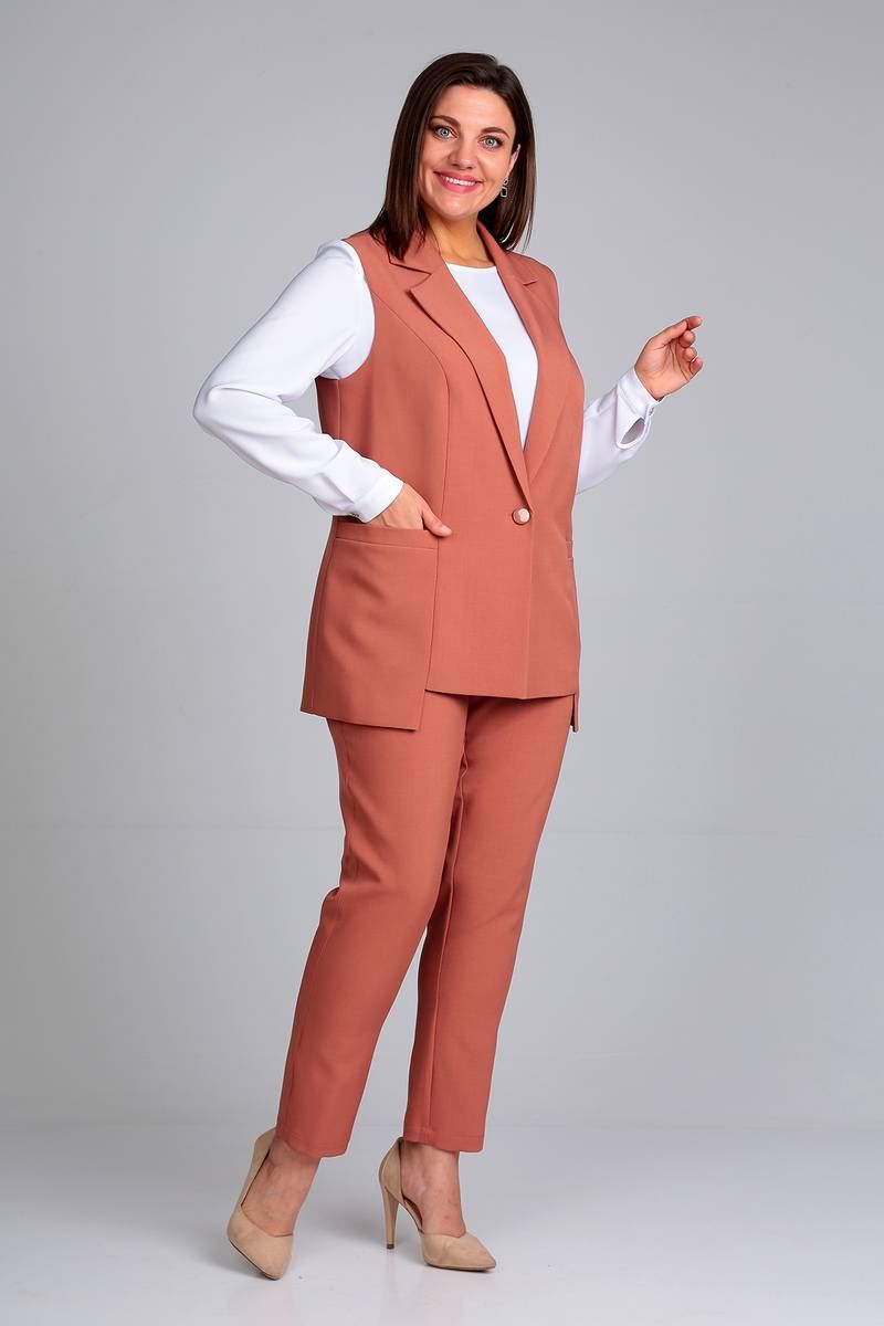 Комплекты брючные Liona Style 859 терракот