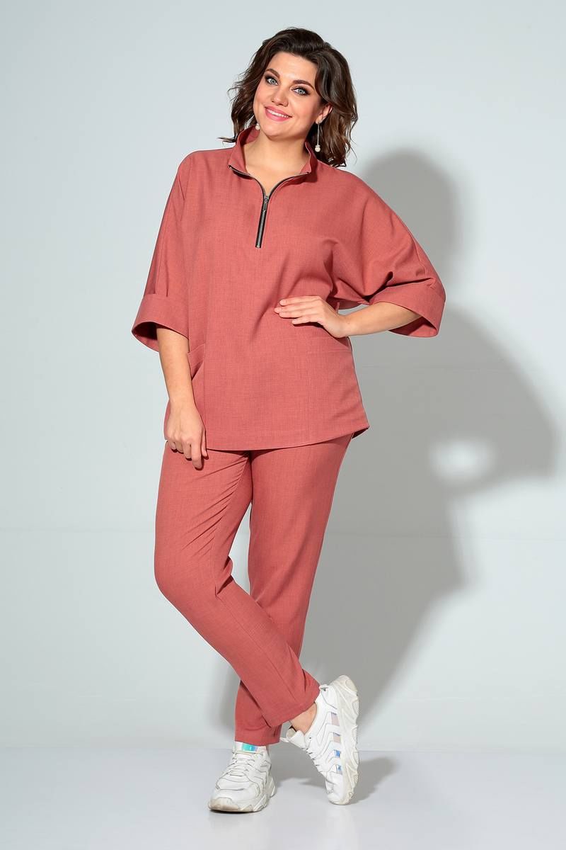 Комплекты брючные Liona Style 862 лосось