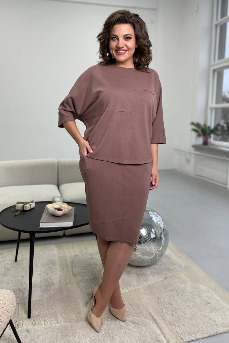 Комплекты юбочные Rumoda 2093 коричневый